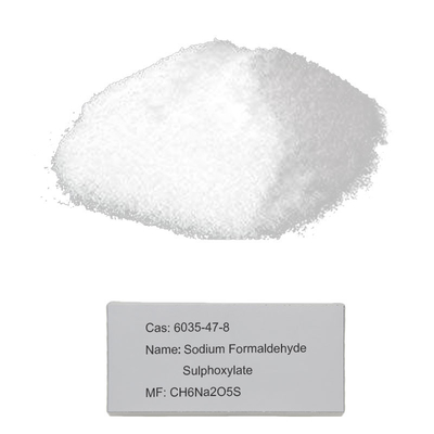 98% van het Formaldehydesulfoxylate CAS 6035-47-8 van het oplosbaarheidsnatrium Industriële het Bleekmiddelagent