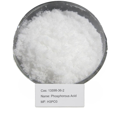 99% het Fosforachtige Zure Kleurloze Kristal van Min Hydrogen Phosphonate Chemical Additives H3PO3