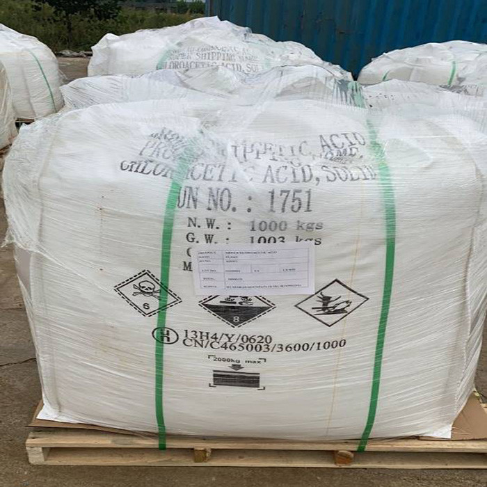 Bulkdoos Chloroacetic Zuur CAS 79-11-8 voor Diverse Kleurstoffen