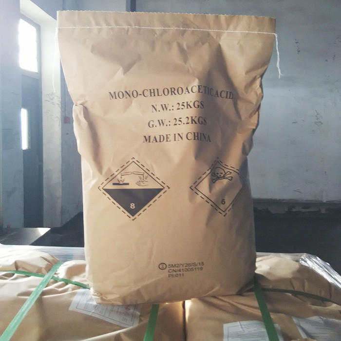 Bulkdoos Chloroacetic Zuur CAS 79-11-8 voor Diverse Kleurstoffen