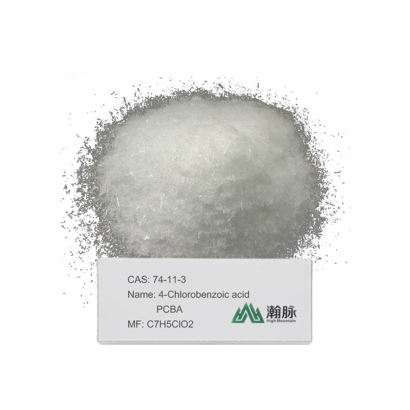 PCBA P-Chlorbenzoëzuur Chemische tussenproducten 4-Chlorbenzoëzuur CAS 74-11-3 C7H5ClO2