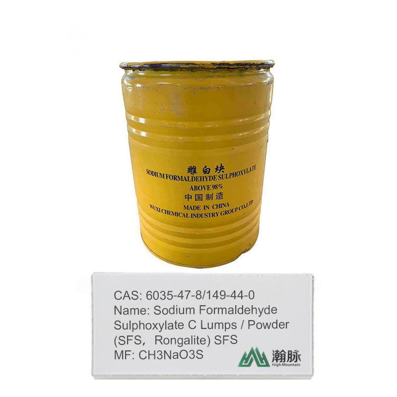 Rongaliet/SFS natriumformaldehyde sulfoxylaat CAS 6035-47-8,149-44-0 Hoogzuiverheidsreductiemiddel voor industrieel gebruik