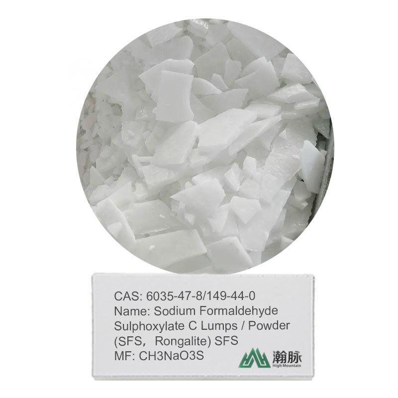 Hoge kwaliteit SFS (rongaliet) natriumformaldehyde sulfoxylaat CAS 6035-47-8 & 149-44-0 in water oplosbare reducerende verbinding