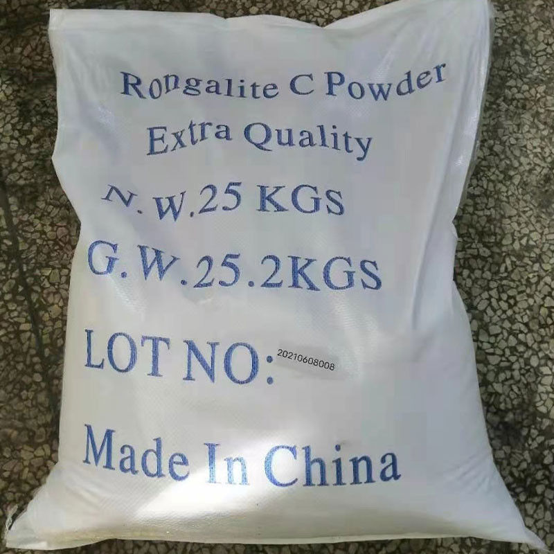 Rongaliet/SFS Natrium formaldehyde sulfoxylaat CAS 149-44-0,6035-47-8 Niet-toxisch stabilisator voor de synthese van polymeren