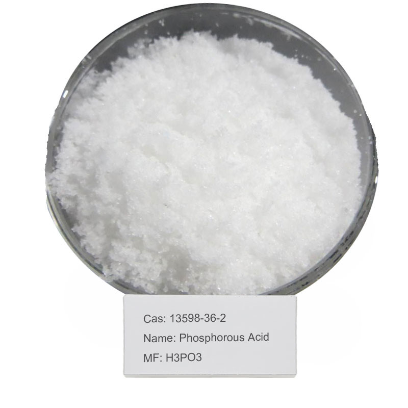 99% het Fosforachtige Zure Kleurloze Kristal van Min Hydrogen Phosphonate Chemical Additives H3PO3